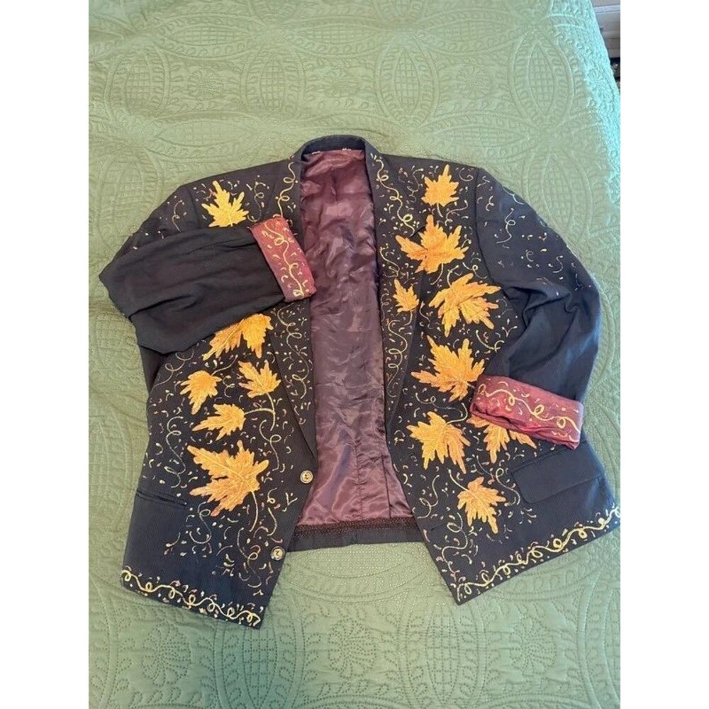 Custom whimsy fall blazer 100% wool vintage